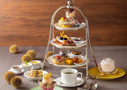 栗の魅力を存分に楽しめるアフタヌーンティーイメージ