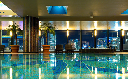 [Guests only] Pool area "Blue Oasis" image